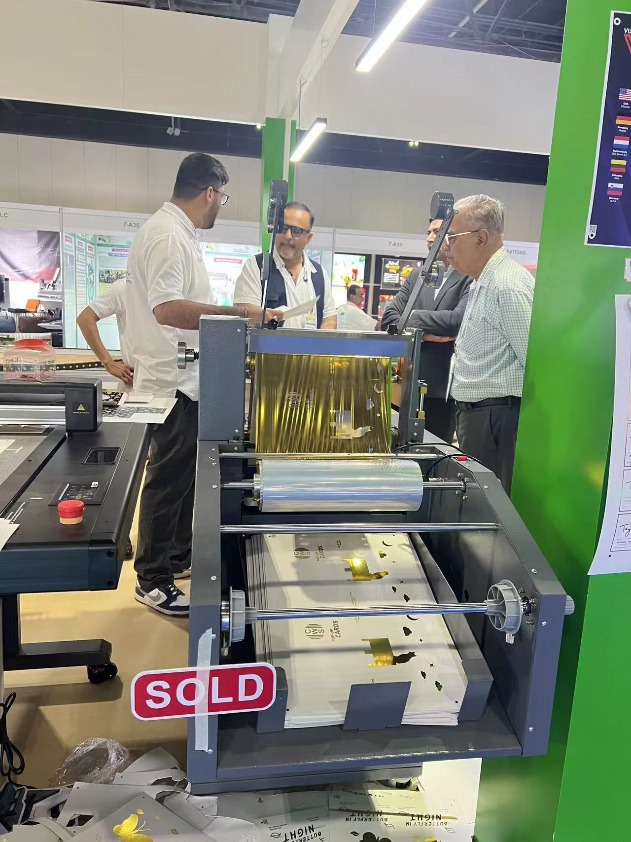 Our new model Lami Press VL-450X at SGI 2024 in Dubai