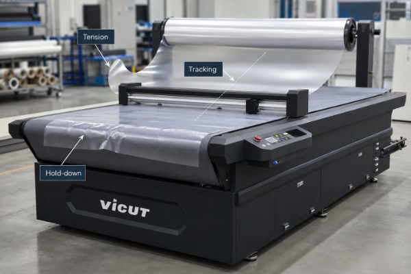 roll feed flatbed cutter