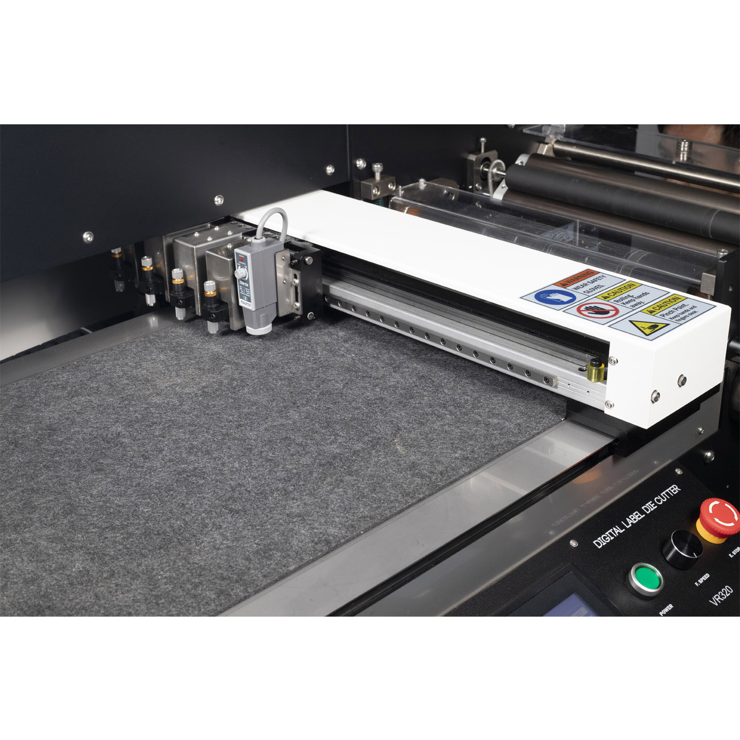 320mm Lable Die Cut Sticker Printer And Cutter Machine For