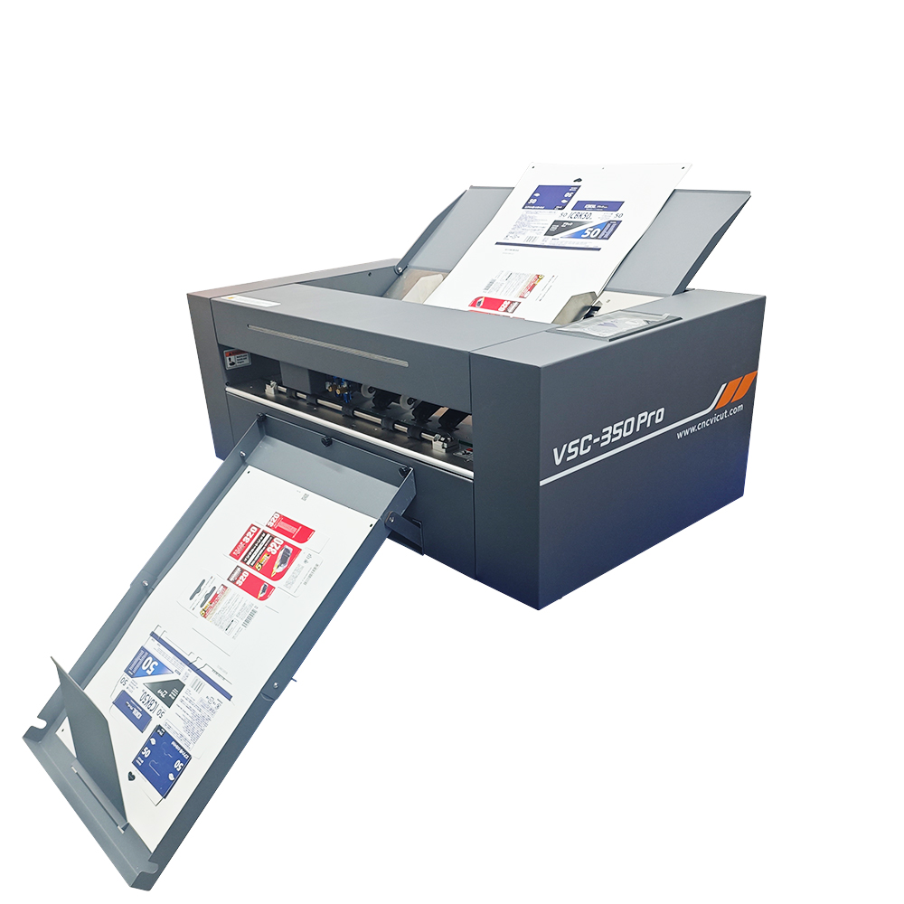Automatic Dual Heads Sheet Cutter VSC-350Pro