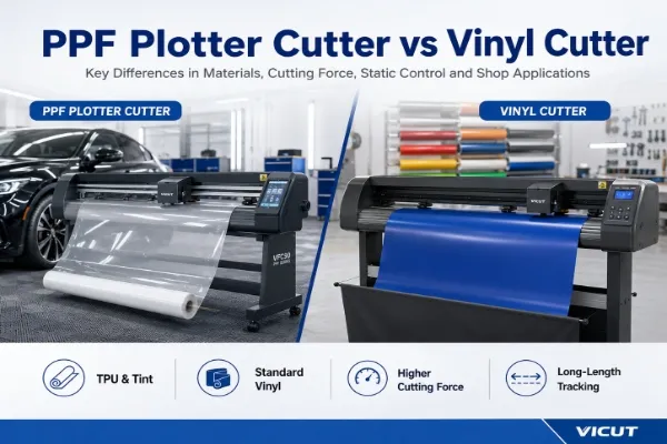 PPF Plotter Cutter vs Vinyl Cutter: Which Machine Fits Your Shop?