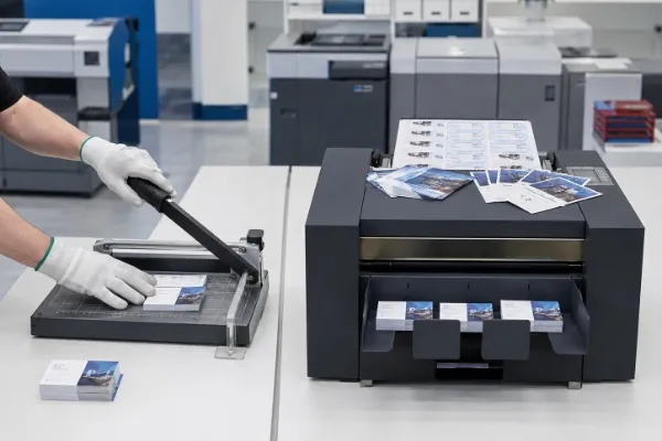 Manual vs Automatic Business Card Cutter