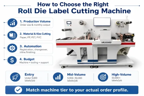 How to Choose a Roll Label Die Cutting Machine for Your Production Line