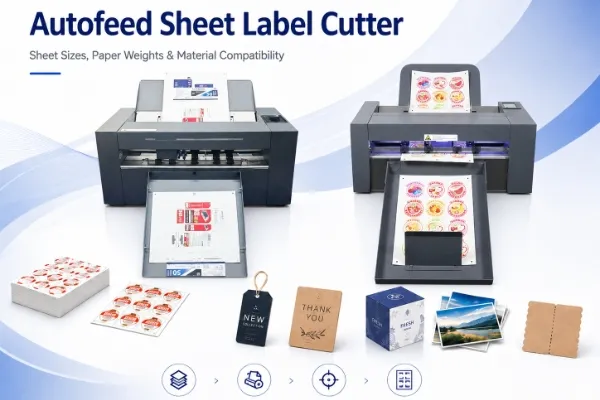 What Sheet Sizes, Paper Weights, and Materials Can an Autofeed Sheet Label Cutter Handle?