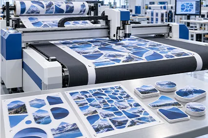 How Automatic Nesting Reduces Waste in Roll-Fed Digital Cutting